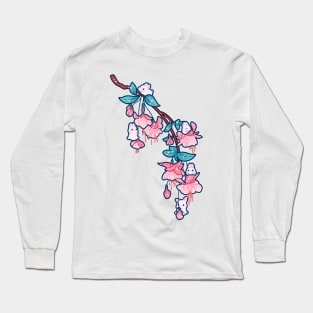 Fuchsia Bunnies Long Sleeve T-Shirt